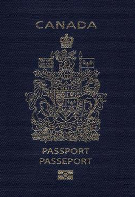 imagem do passaporte canadense